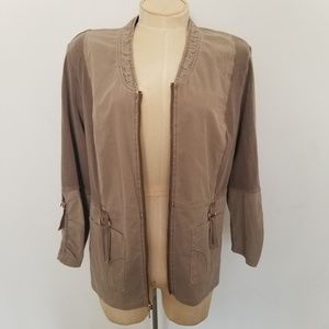 Chico's Brown Utility Jacket